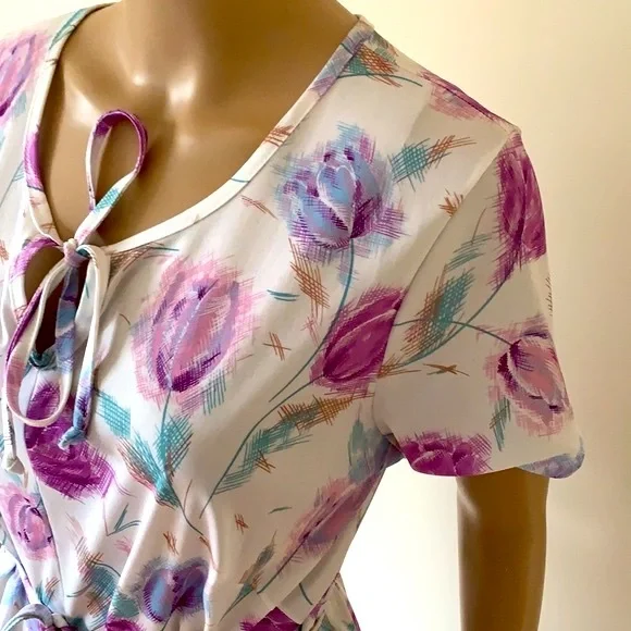 VINTAGE | David Keys floral midi dress - Picture 8 of 12